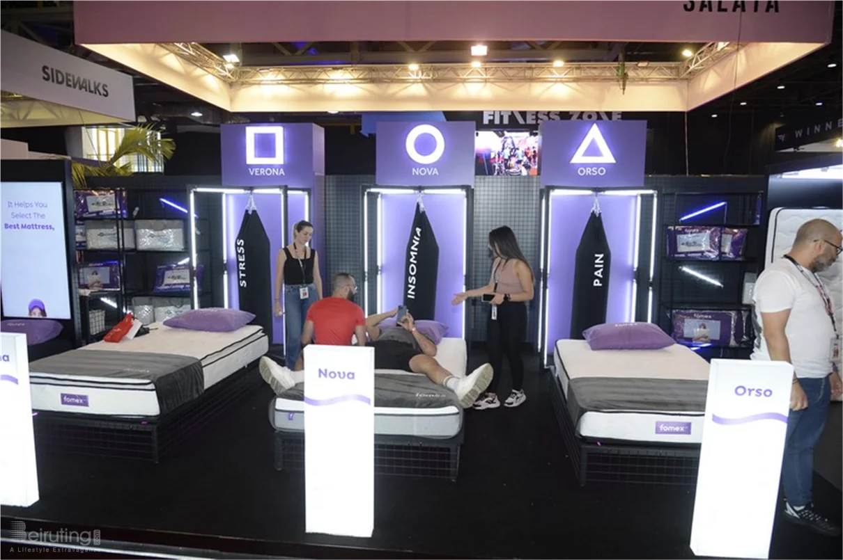 Fomex Mattress at Beirut Sports Festival